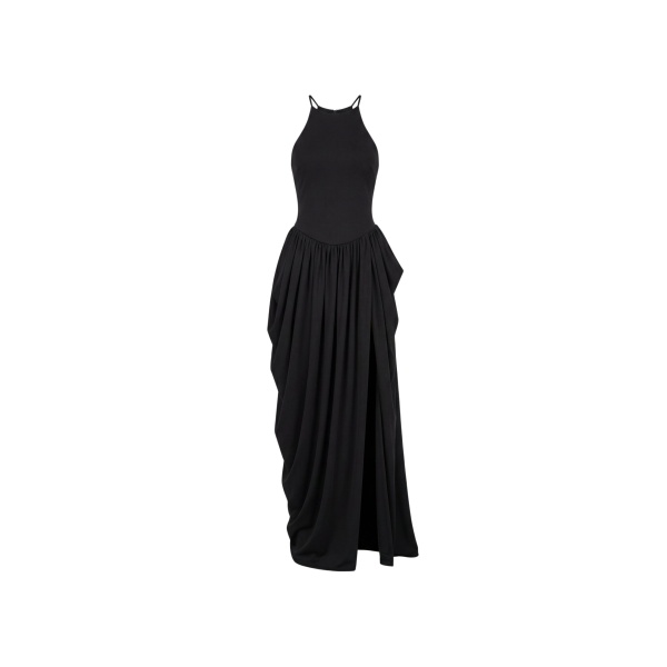 Milla Black Elastic Maxi Dress