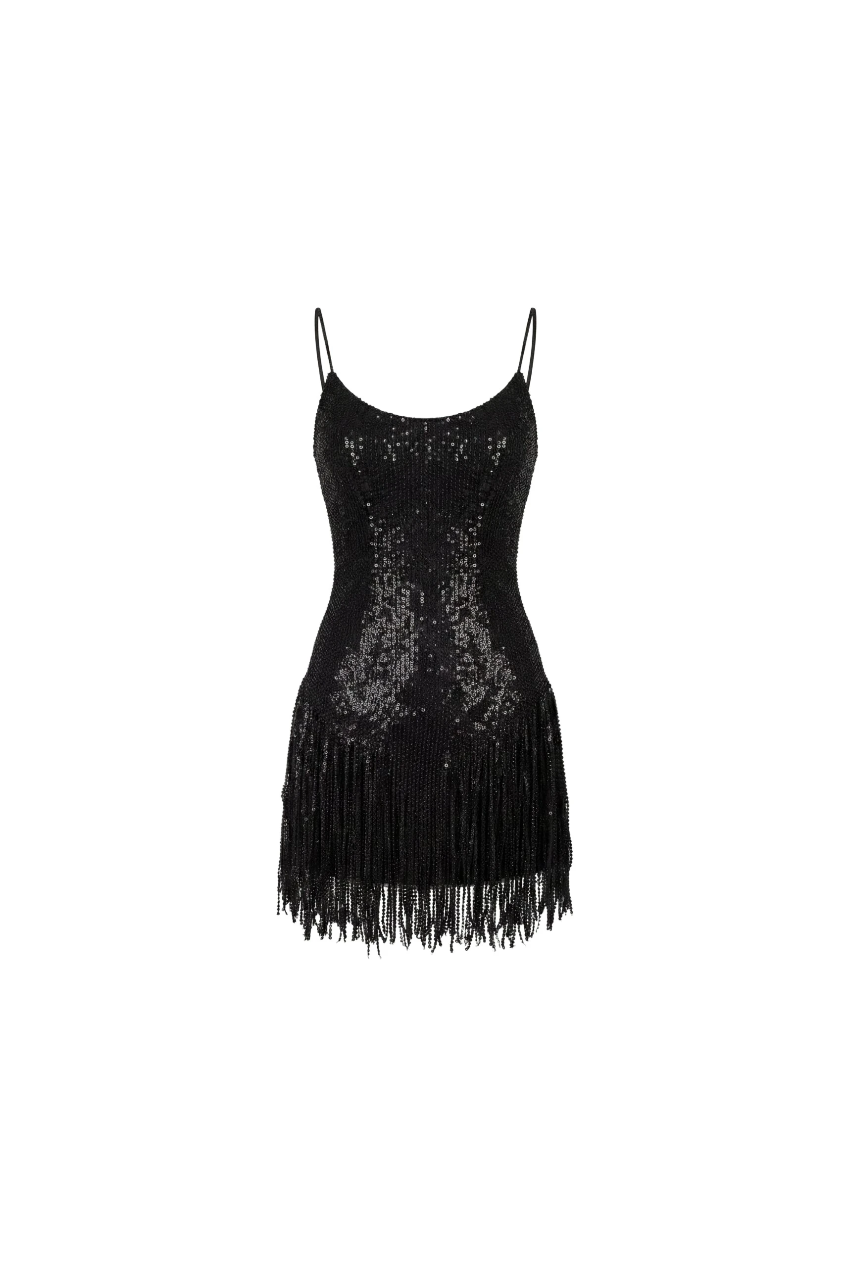 Milla-Black-Mini-Dress-with-Fringe-and-Sequins-1-scaled53000_nobg Milla Black Mini Dress with Fringe and Sequins