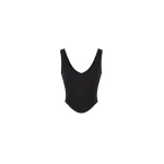 Milla Black corset in Italian mesh with a zipper Top