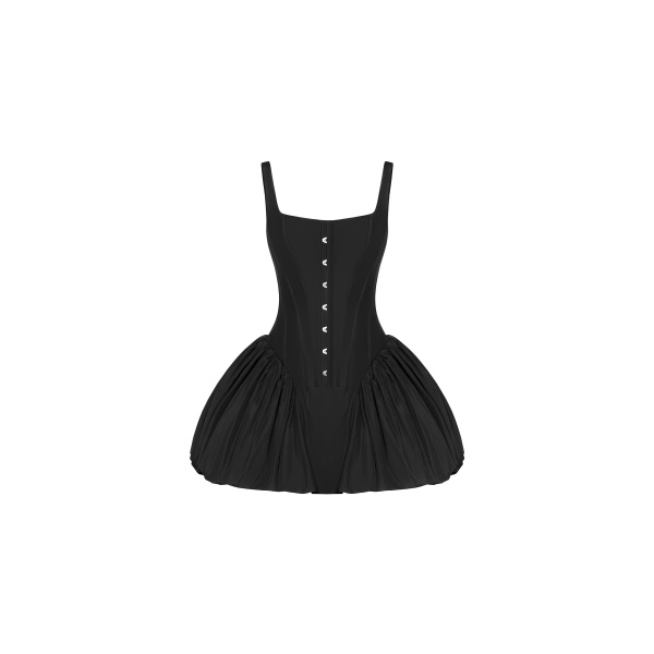 Milla Black corset mini dress