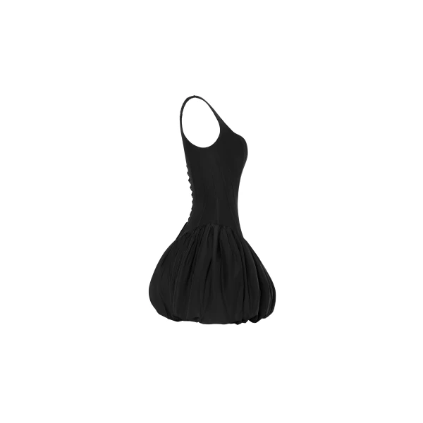 Milla Black corset mini dress, view 5
