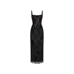 Milla Black lace sequinned dress