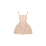 Milla Cappuccino corset mini dress - Dresses - Ukrainian Luxury Evening Gown at Luxury Shoes Milla Cappuccino corset mini dress