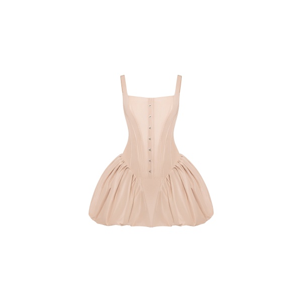 Milla Cappuccino corset mini dress