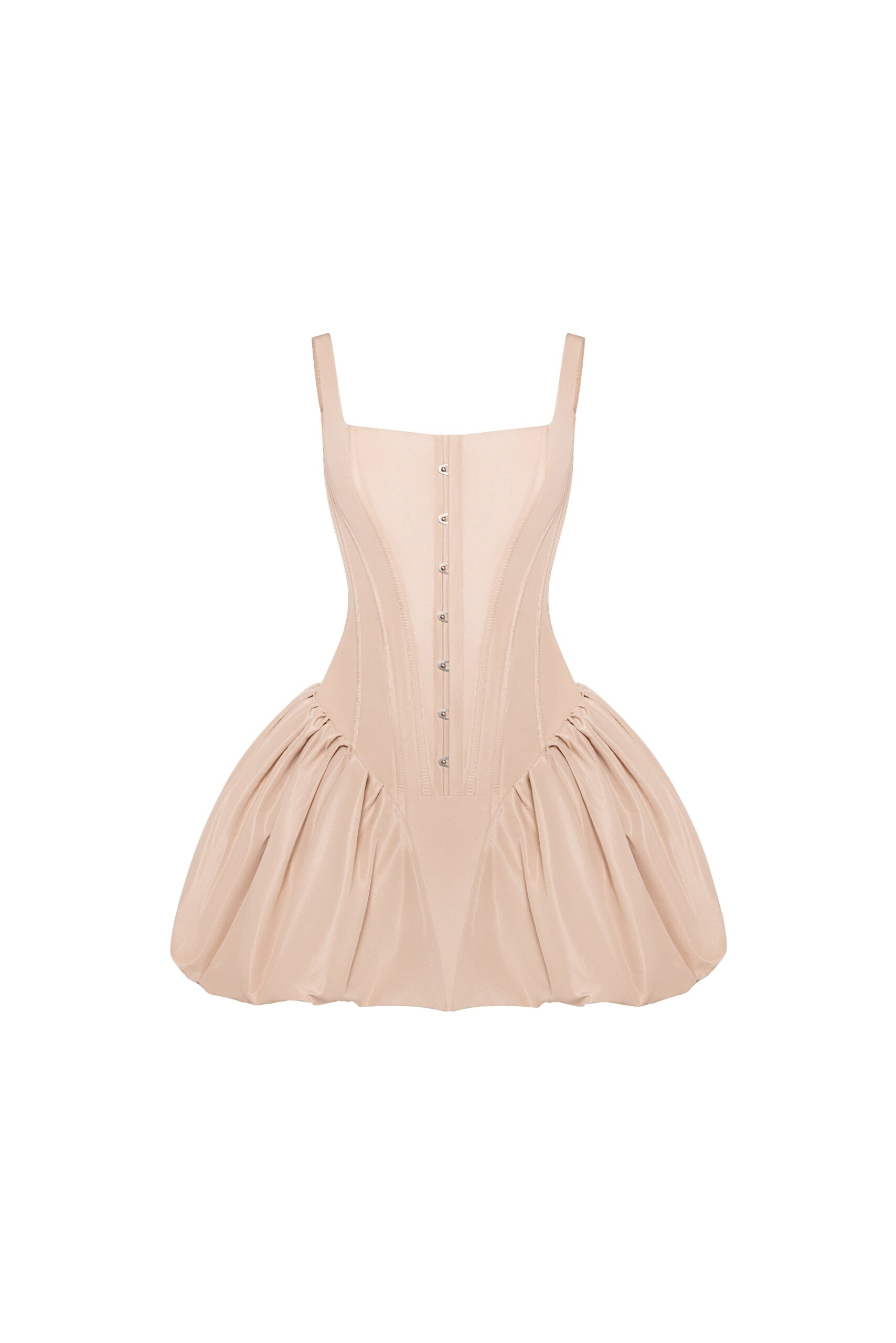 Milla Cappuccino corset mini dress - Dresses - Ukrainian Luxury Evening Gown at Luxury Shoes Milla Cappuccino corset mini dress