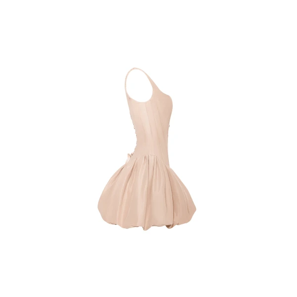 Milla Cappuccino corset mini dress, view 5