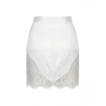 Milla Chantilly Lace White Mini Skirt