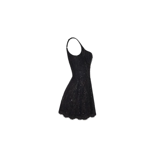Milla Classic black corset mini dress, view 4