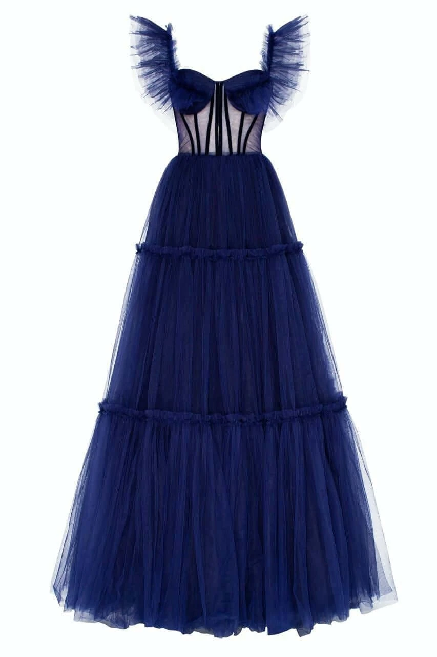 Milla Elegant Off-the-Shoulder Maxi Dress - Dresses - Ukrainian Luxury Evening Gown at Luxury Shoes Milla Elegant Off-the-Shoulder Maxi Dress