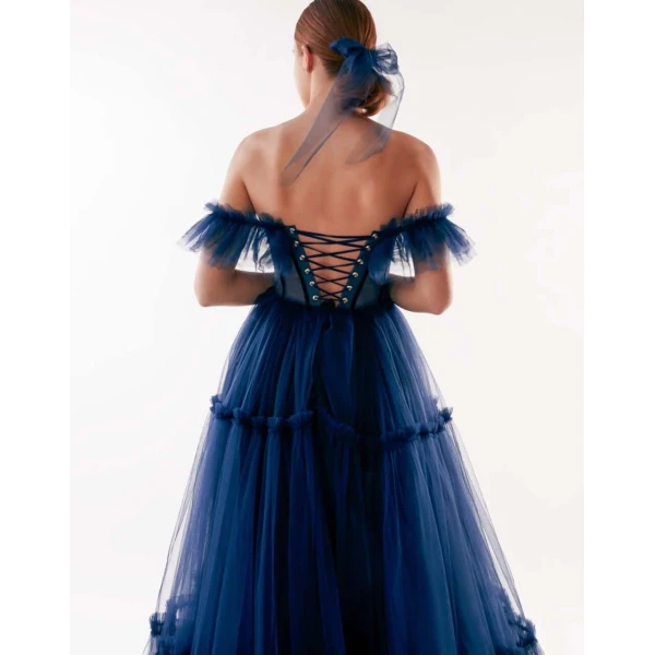 Milla Elegant Off-the-Shoulder Maxi Dress, view 4