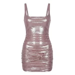 Milla Light shimmering pink mini dress