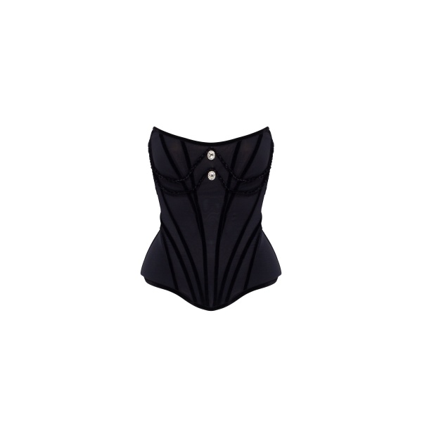 Milla Noir corset, Parisienne Top