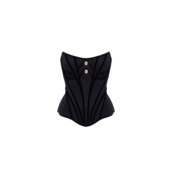 Milla Noir corset, Parisienne Top