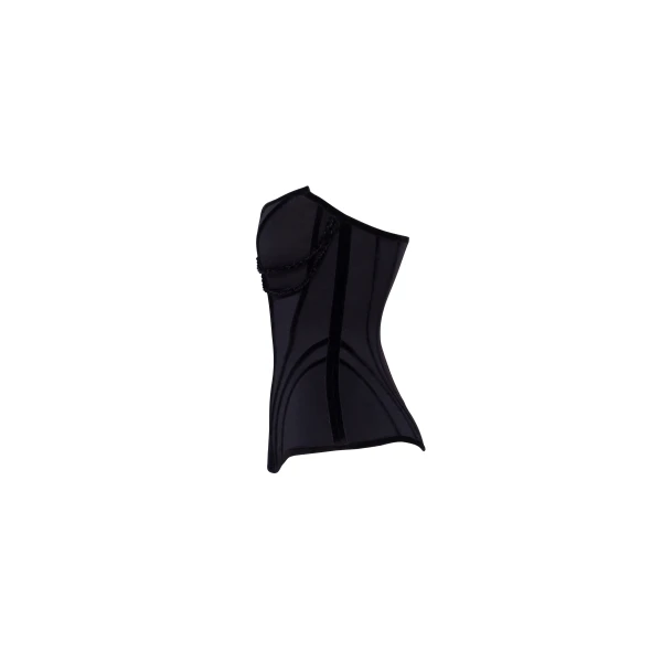 Milla Noir corset, Parisienne Top, view 5