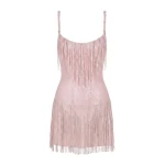 Milla-Pink-Mini-Dress-with-Fringe-and-Crystals-1-scaled33062_nobg Milla Pink Mini Dress with Fringe and Crystals