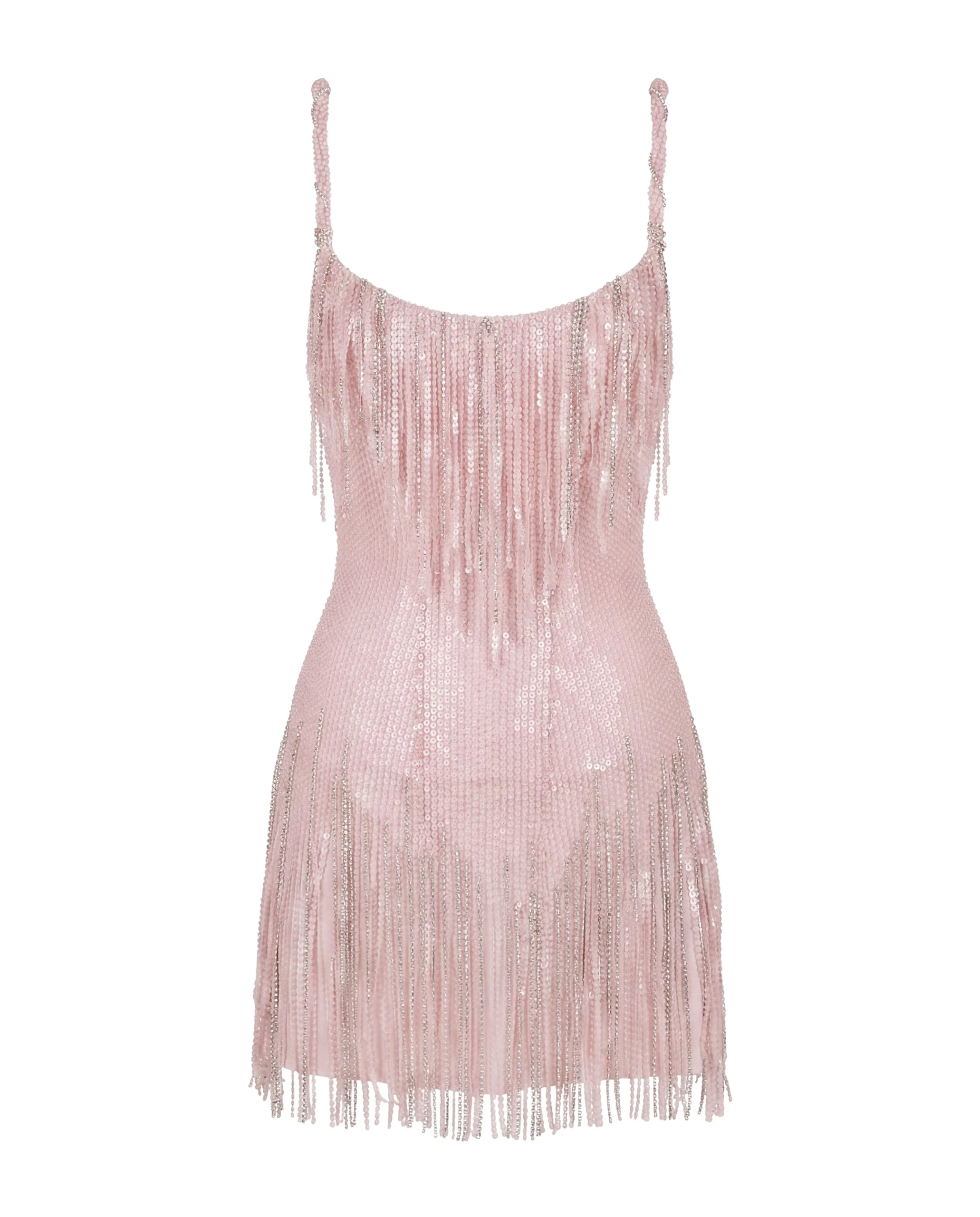 Milla-Pink-Mini-Dress-with-Fringe-and-Crystals-1-scaled33062_nobg Milla Pink Mini Dress with Fringe and Crystals