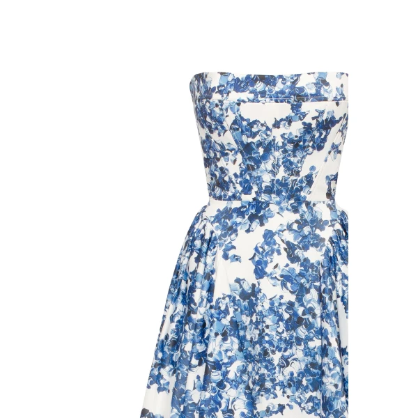 Milla Ravishing blue hydrangea corset maxi dress, Garden of Eden, view 5