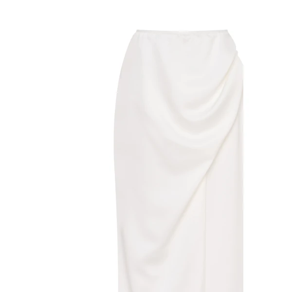 Milla Refined fitted white maxi skirt with a slit, Midnight Walk, view 5