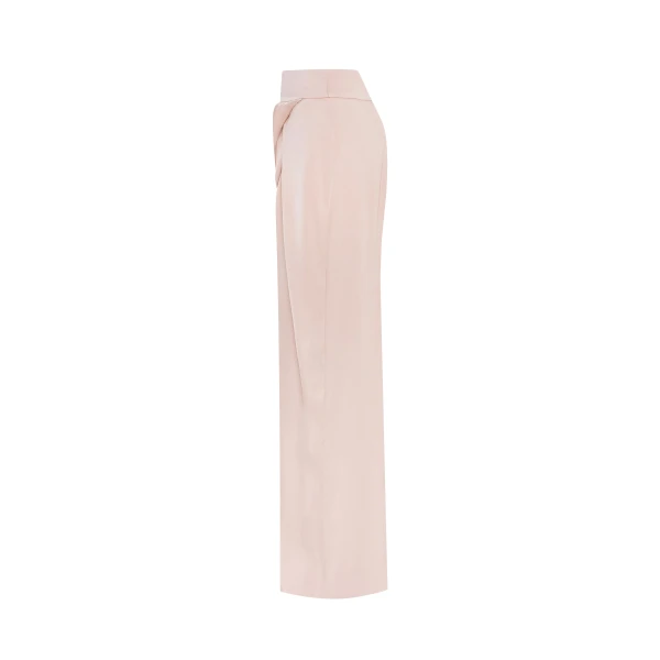 Milla Refined high-waisted maxi satin skirt with a slit, Midnight Walk, view 4