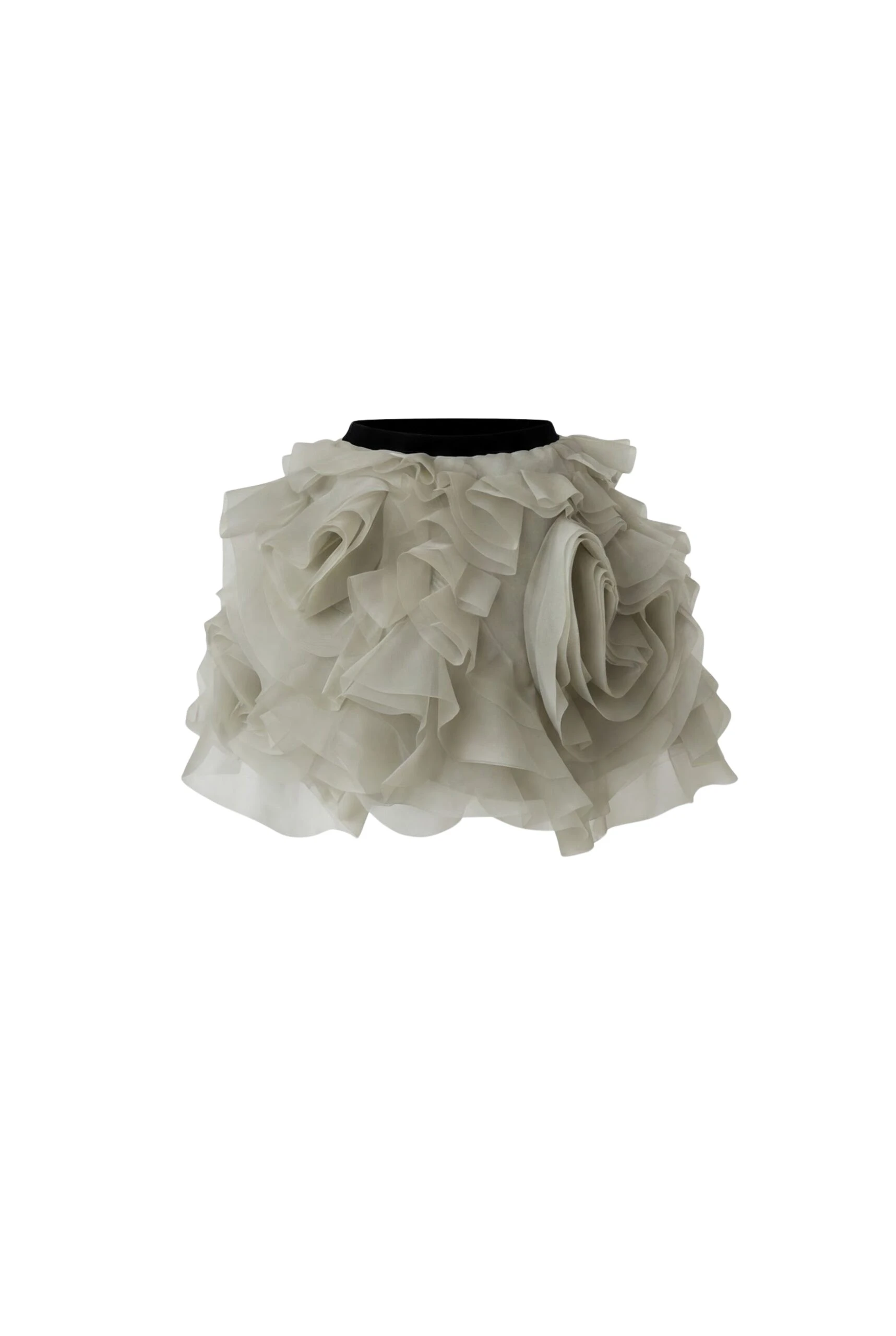 Milla-Voluminous-olive-organza-floral-mini-skirt-1-scaled45703_nobg Milla Voluminous olive organza floral mini skirt