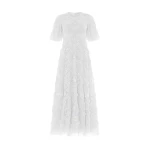 Needle-Thread-Carmen-Ruffle-Ankle-Gown-in-Swan-White-Coveti57812_nobg Needle and Thread Carmen Ruffle Ankle Gown in Swan White