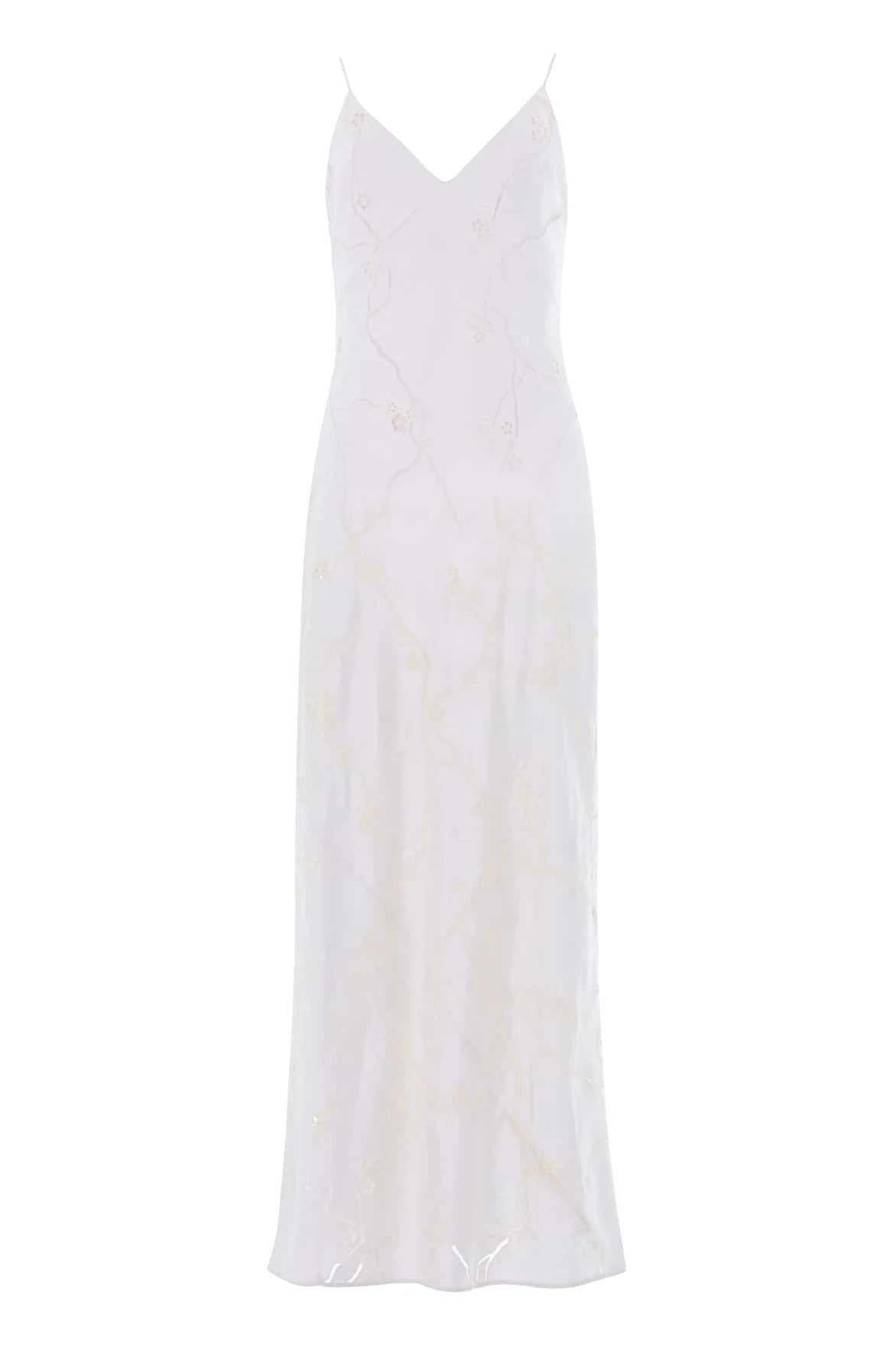 Needle-Thread-Cherry-Blossom-Satin-Cami-Gown-in-Cream-Coveti37583_nobg Needle and Thread Cherry Blossom Satin Cami Gown in Cream