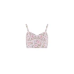 Needle and Thread Eden Rose Top in Swan White/Multi