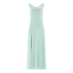 Needle and Thread Evangeline Satin Cowl Neck Gown in Sea Mist