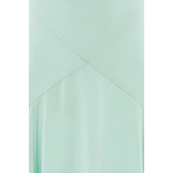Needle and Thread Evangeline Satin Cowl Neck Gown in Sea Mist, view 4