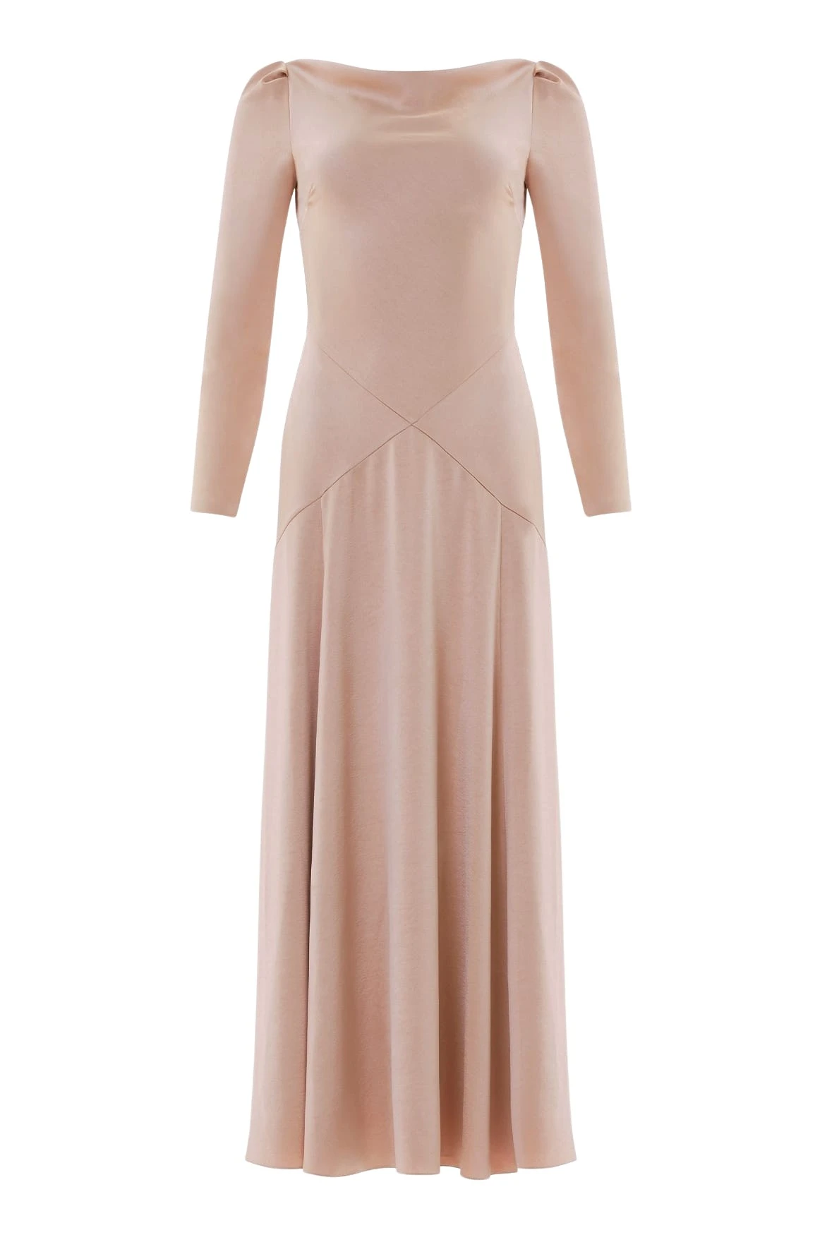 Needle-Thread-Evangeline-Satin-Cowl-Neck-Long-Sleeve-Gown-in-Biscui-Coveti90234_nobg Needle and Thread Evangeline Satin Cowl Neck Long Sleeve Gown in Biscui