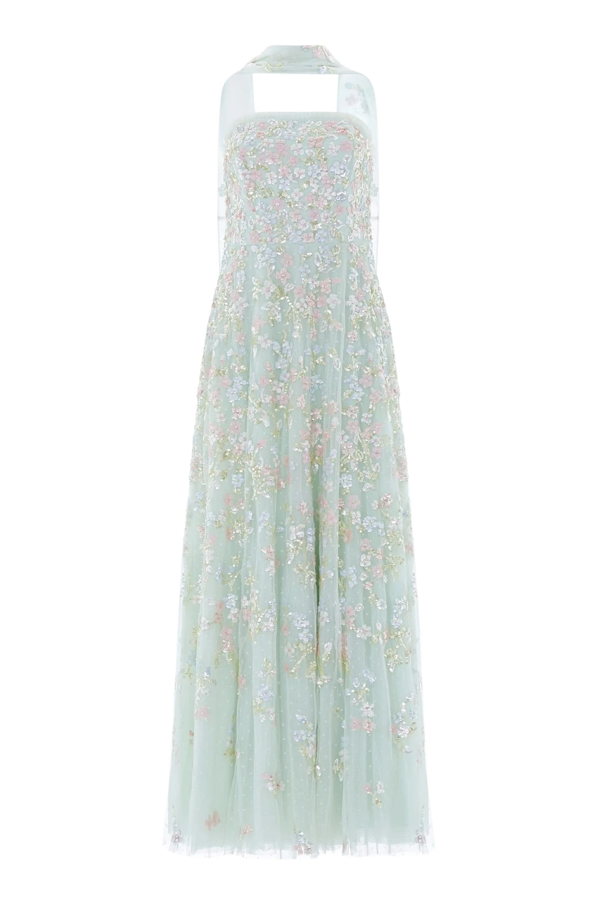 Needle-Thread-Forget-Me-Not-Strapless-Gown-in-Sea-MistMulti-Coveti13342_nobg Needle and Thread Forget-Me-Not Strapless Gown in Sea Mist/Multi