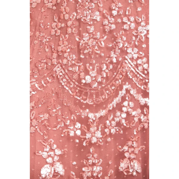 Needle and Thread Freya Cape Ankle Gown in Misty Rose, view 4