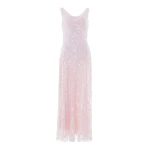 Needle and Thread Freya Georgette Gown in Shell
