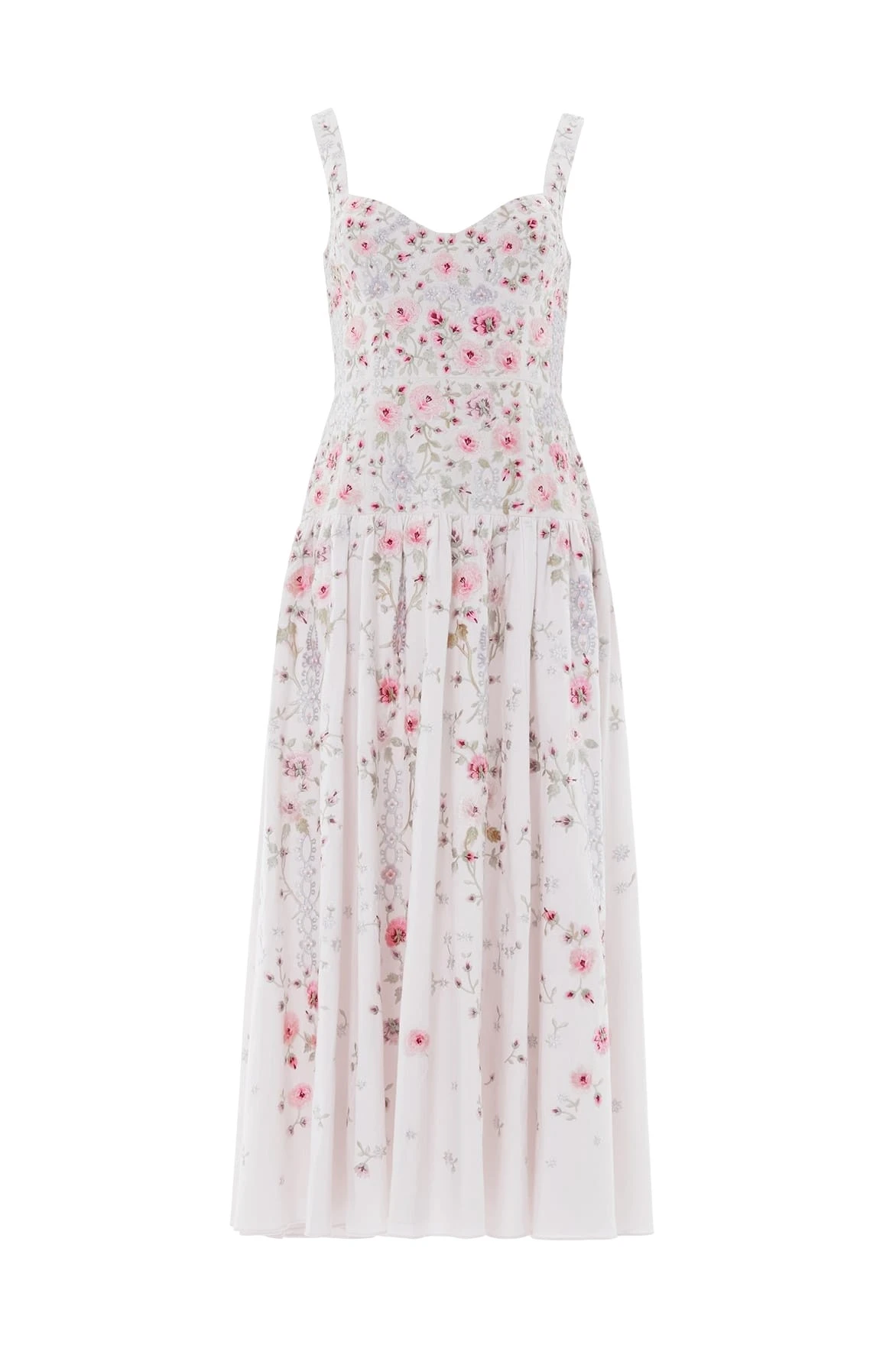 Needle-Thread-Garden-Rose-Linen-Blend-Sleeveless-Ankle-Gown-in-Swan-WhiteBright-Coveti11685_nobg Needle and Thread Garden Rose Linen Blend Sleeveless Ankle Gown in Swan White/Bright