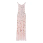 Needle and Thread Rose Bloom Georgette Gown in Shell