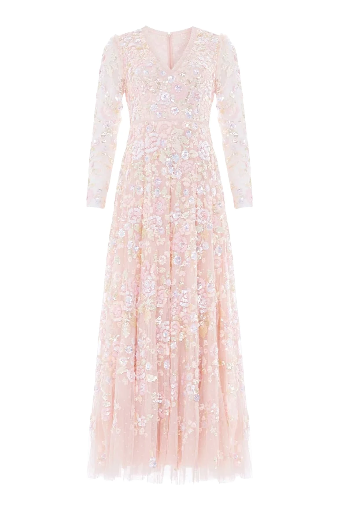 Needle-Thread-Sequin-Paradise-V-Neck-Gown-in-OpalMulti-Coveti19605_nobg Needle and Thread Sequin Paradise V-Neck Gown in Opal/Multi