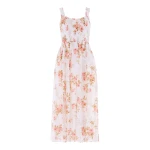 Needle-Thread-Summers-Rose-Shirred-Ankle-Gown-in-White-Coveti49837_nobg Needle and Thread Summer’s Rose Shirred Ankle Gown in White
