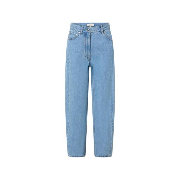 Oroton Barrel Leg Denim Jean Light Vintage Wash
