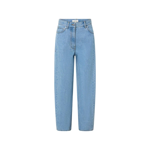 Oroton Barrel Leg Denim Jean Light Vintage Wash