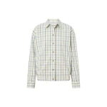 Oroton Boyfriend Check Shirt Blonde