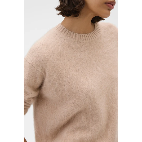 Oroton Cashmere Blend Knit Biscotti, view 4