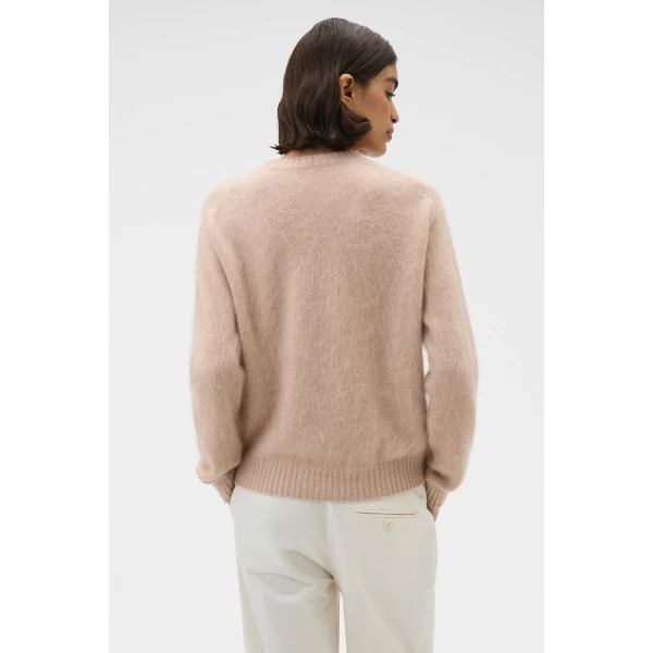 Oroton Cashmere Blend Knit Biscotti, view 5
