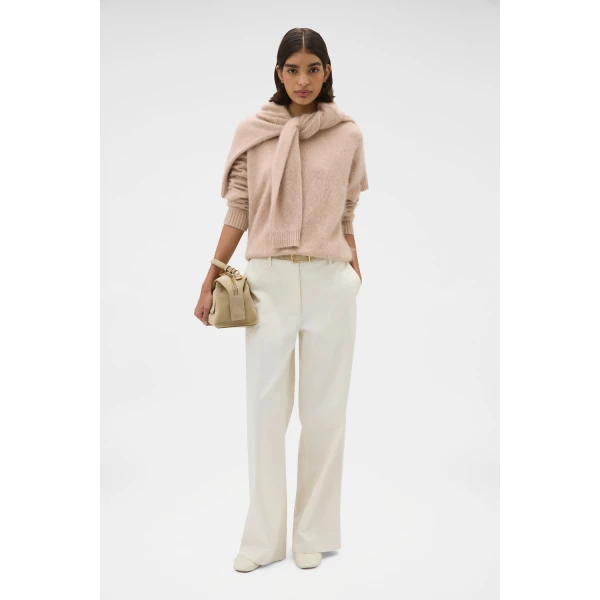 Oroton Cashmere Blend Knit Biscotti, view 6