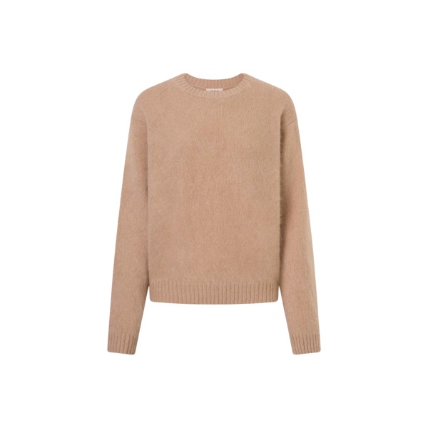 Oroton Cashmere Blend Knit Biscotti