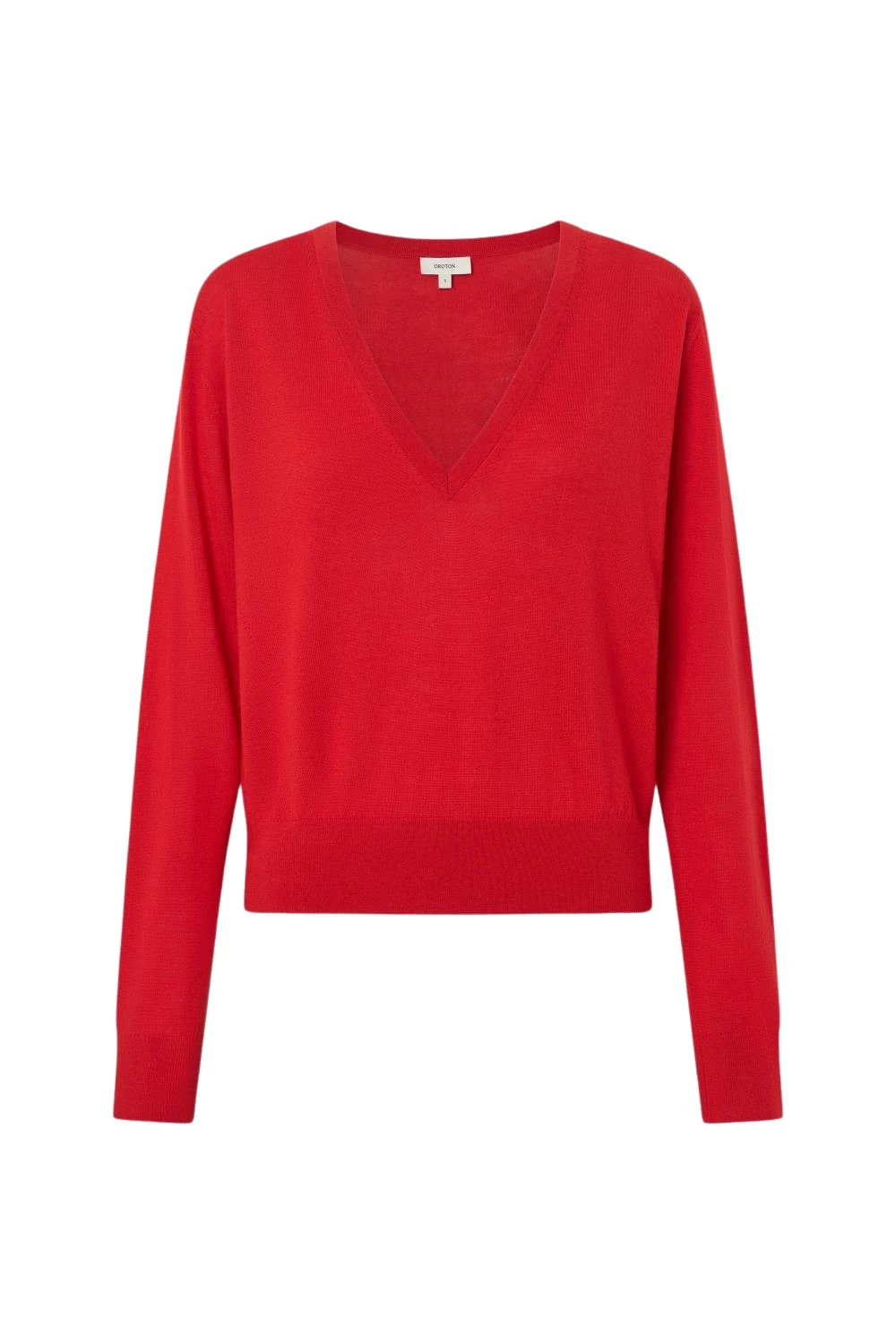 Oroton-Deep-V-Knit-Poppy54273_nobg Oroton Deep V Knit Poppy