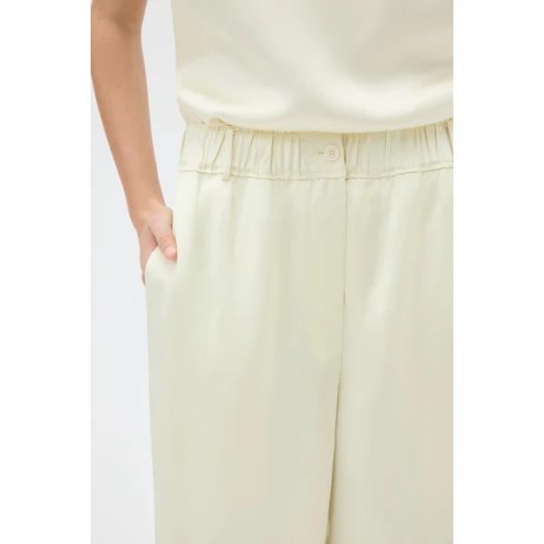 Oroton Double Satin Pyjama Pant Champagne, view 2