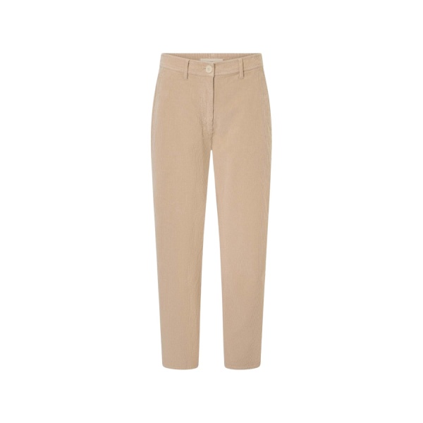 Oroton Fine Corduroy Pant Eggshell