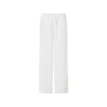 Oroton Lace Trim Pyjama Pant White