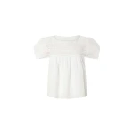 Oroton Lace Trim Top White