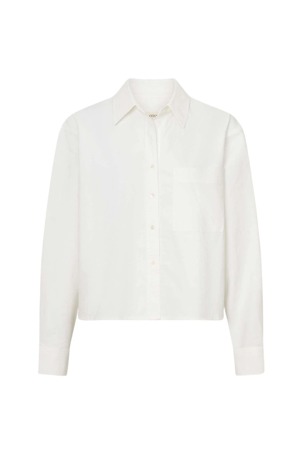Oroton-Oxford-Cropped-Shirt-Antique-White23316_nobg Oroton Oxford Cropped Shirt Antique White
